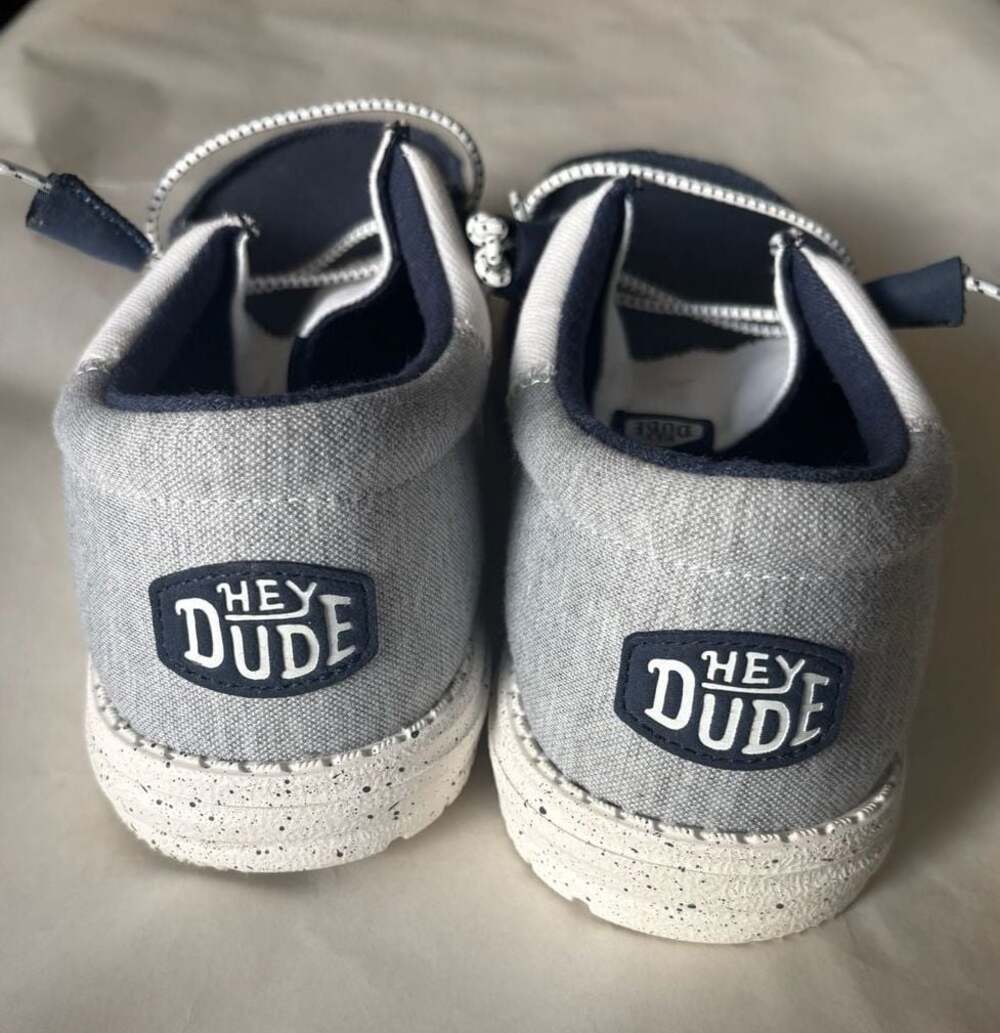 Hey Dude Wally Tri Varsity Navy Men's Casual Slip-on Shoes - Picture 5 of 7